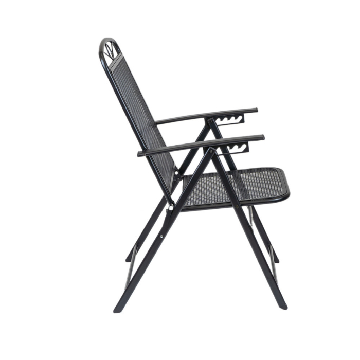 Leziter Scaun de grădină pliabil Alba din plasă metalică [5]