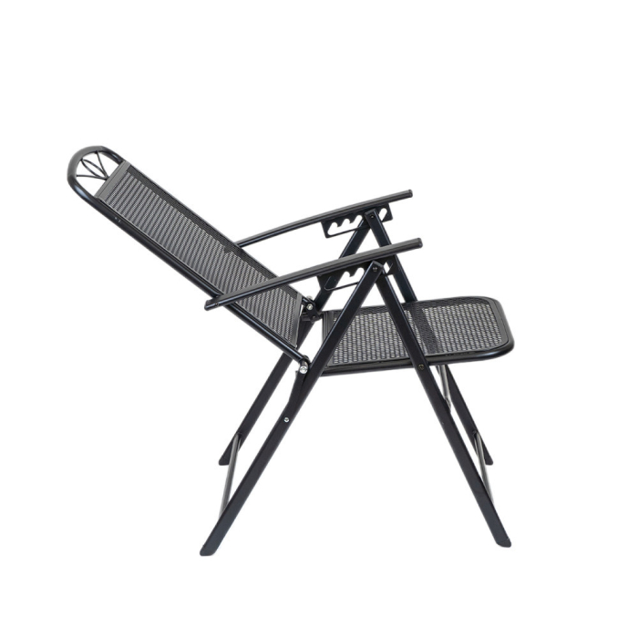 Leziter Scaun de grădină pliabil Alba din plasă metalică [8]