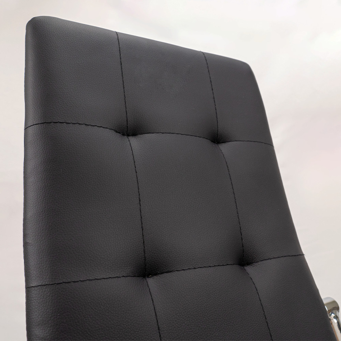 Leziter Scaun de masă Aida, negru [8]