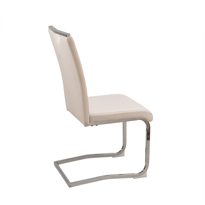 Leziter Scaun de masă Letti, alb [4]