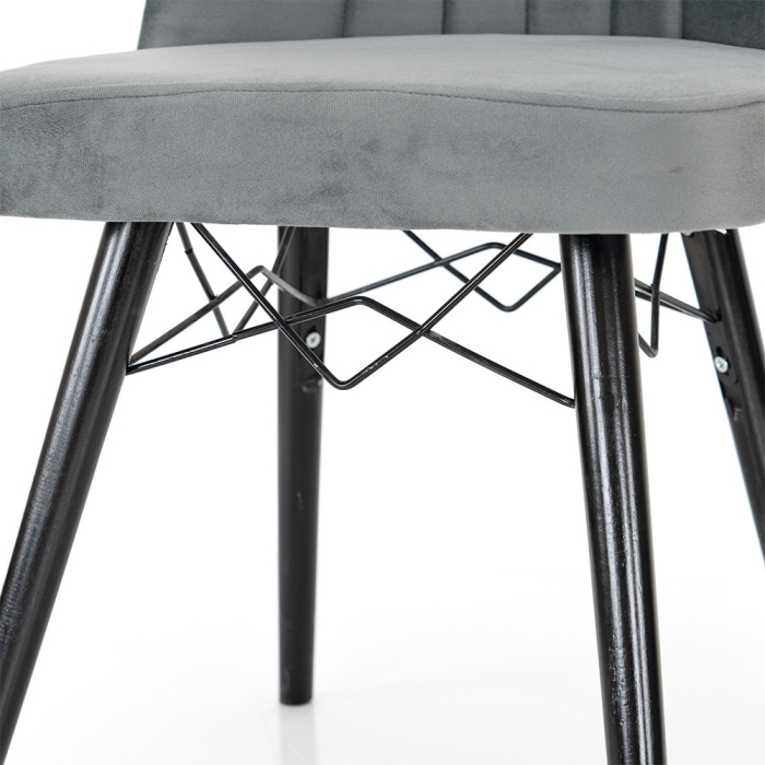 Leziter Scaun de masă Lorna gri [6]