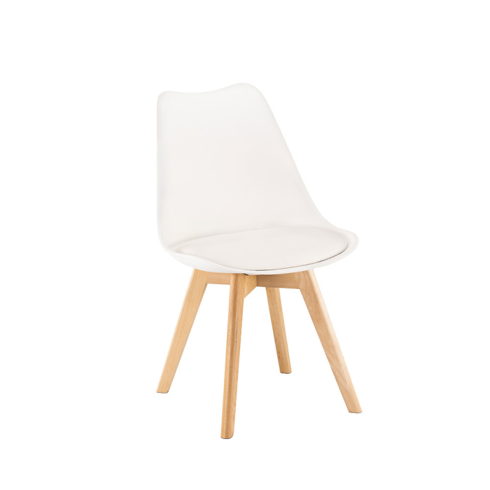 Leziter Scaun de masă Silla, 2 buc., alb [5]