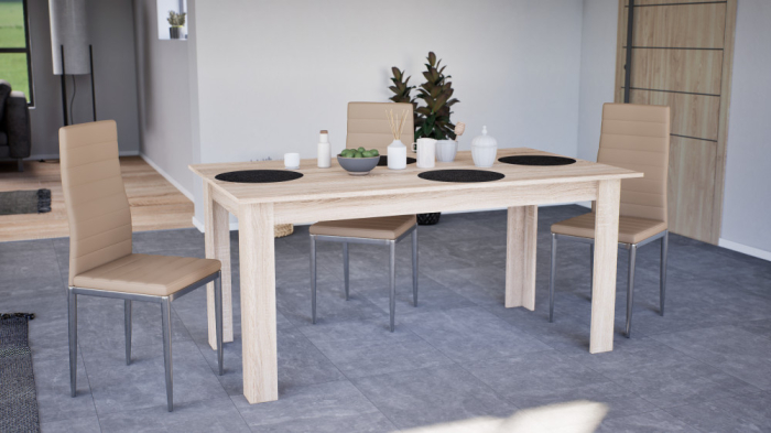 Leziter Scaun de masă Tino NOVA bej-gri [2]