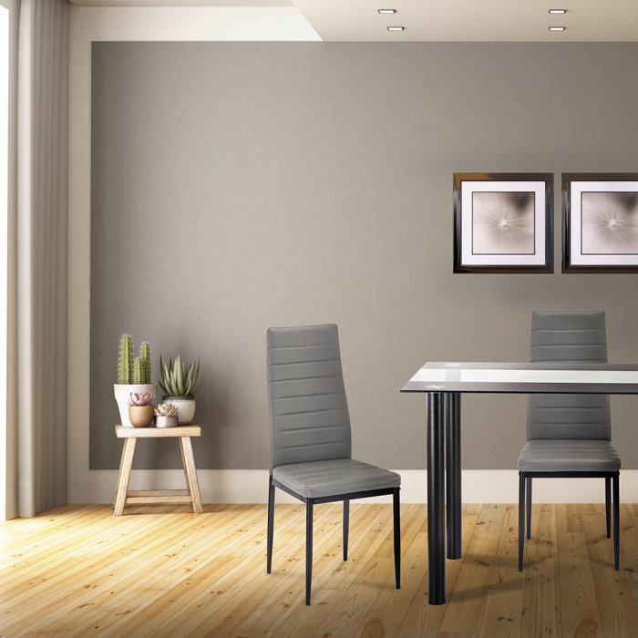 Leziter Scaun de masă Tino NOVA în gri-negru [3]