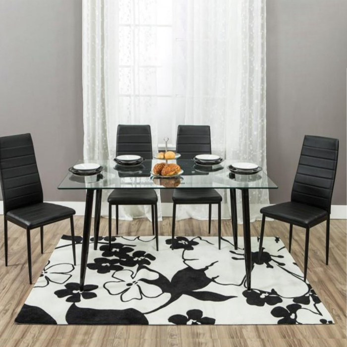 Leziter Scaun de masă Tino NOVA, negru [5]