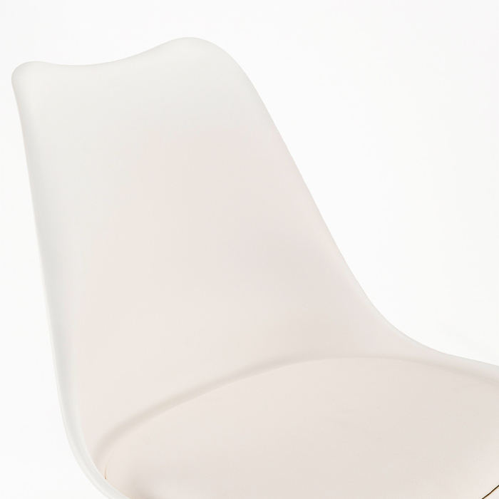 Leziter Scaun de sufragerie Silla 6 buc în alb [8]