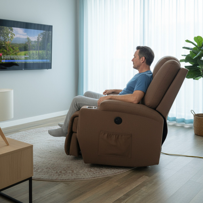 Leziter Scaun electric de masaj Relaxa balansoar și pivotant [2]