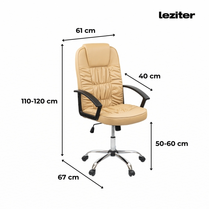 Leziter Scaun rotativ de birou Bristol [2]