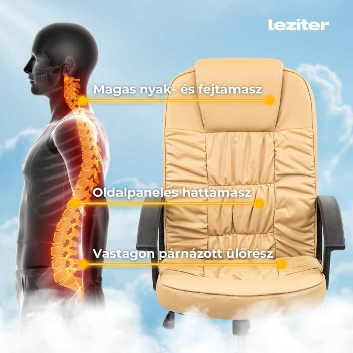 Leziter Scaun rotativ de birou Bristol [6]