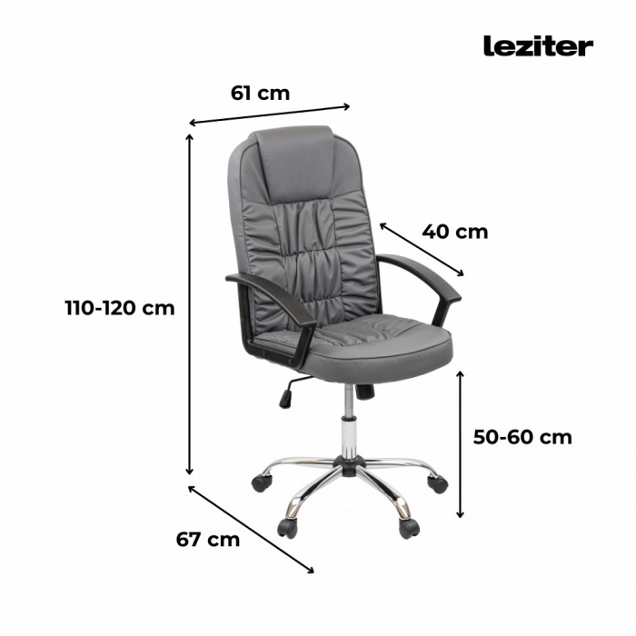 Leziter Scaun rotativ de birou Bristol [2]