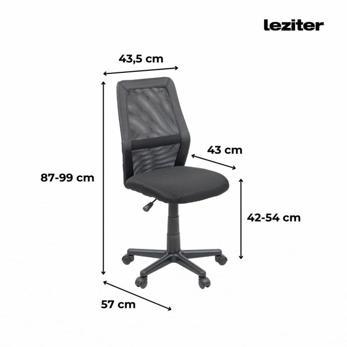 Leziter Scaun rotativ de birou Tim [2]