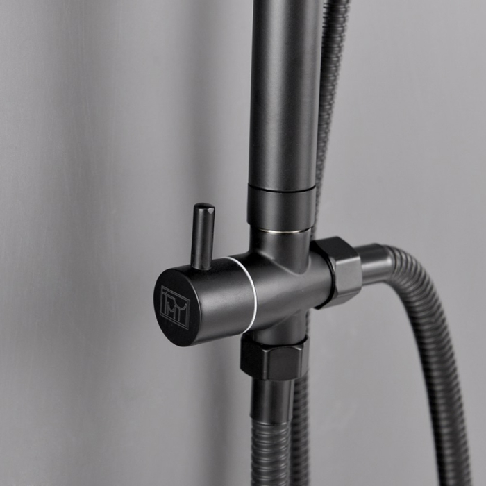 Leziter Set de duș Altar Black fără baterie [9]