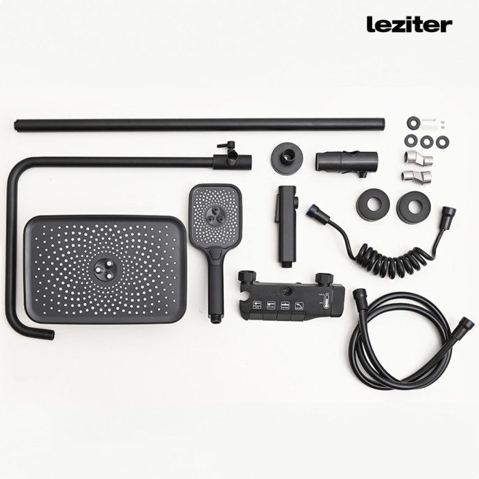 Leziter Set de duș multifuncțional Eliz negru [8]