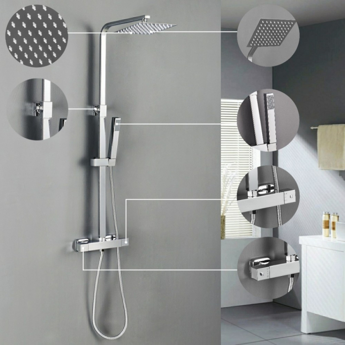 Leziter Set de duș Tullino cu baterie termostatică [3]