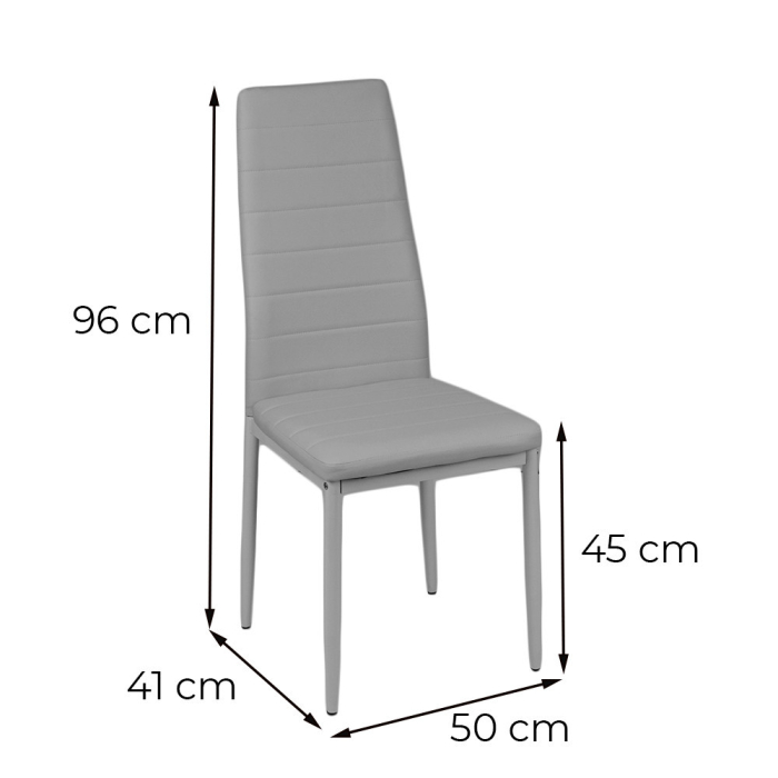 Leziter Set de masă Mezza 4+1 negru-negru [5]
