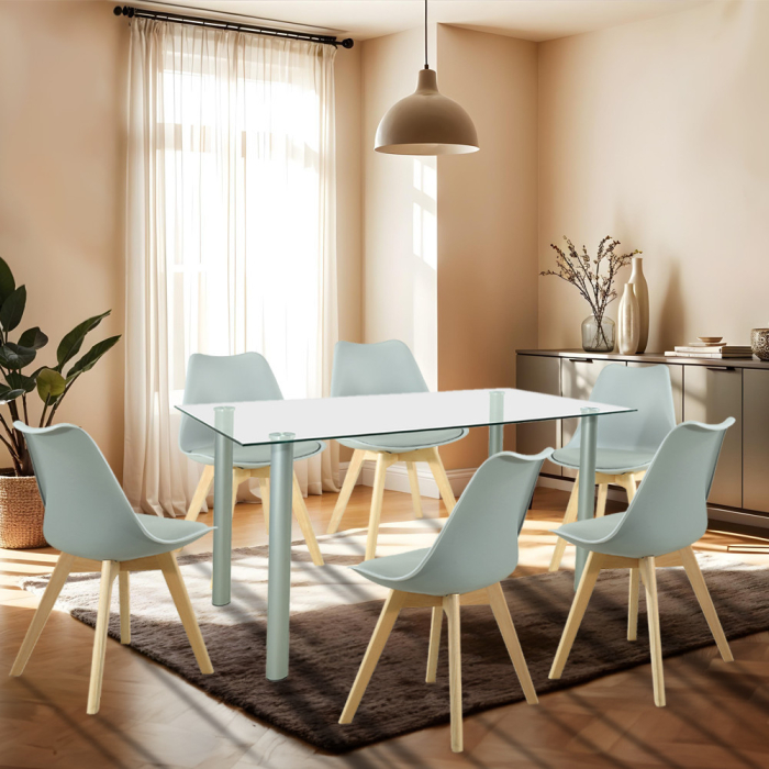 Leziter Set de masă Midori 6 1 gri [2]