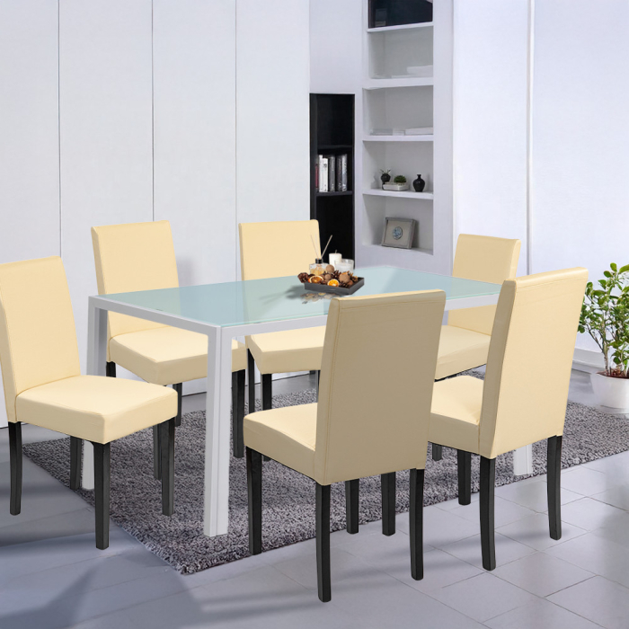 Leziter Set de masă Mira 6 1 alb-bej [2]