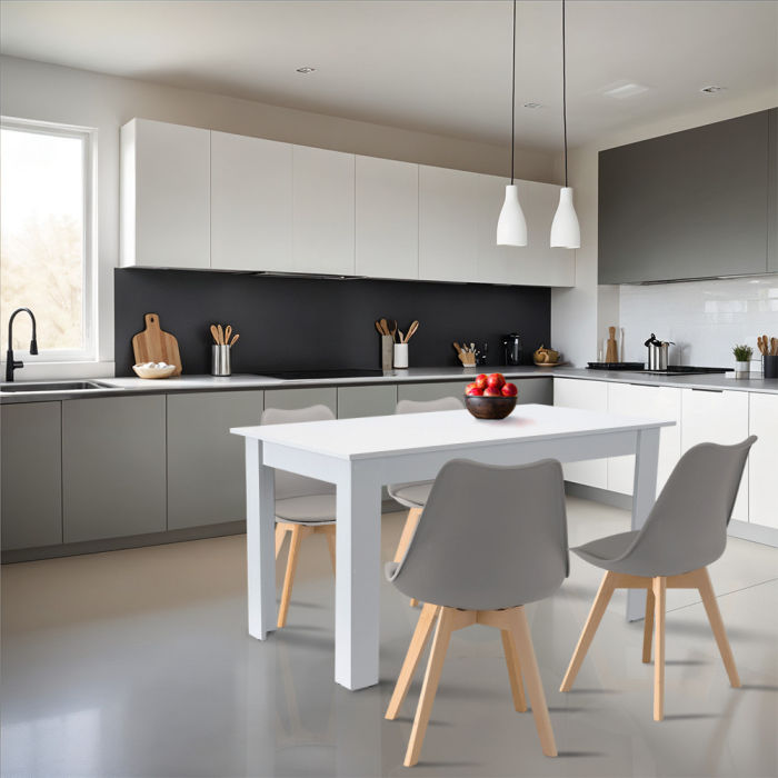 Leziter Set de masă Zara 4 1 gri-alb [2]