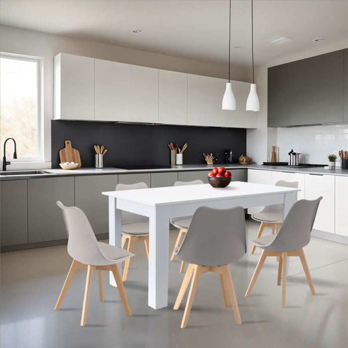 Leziter Set de masă Zara 6 1 gri-alb [2]