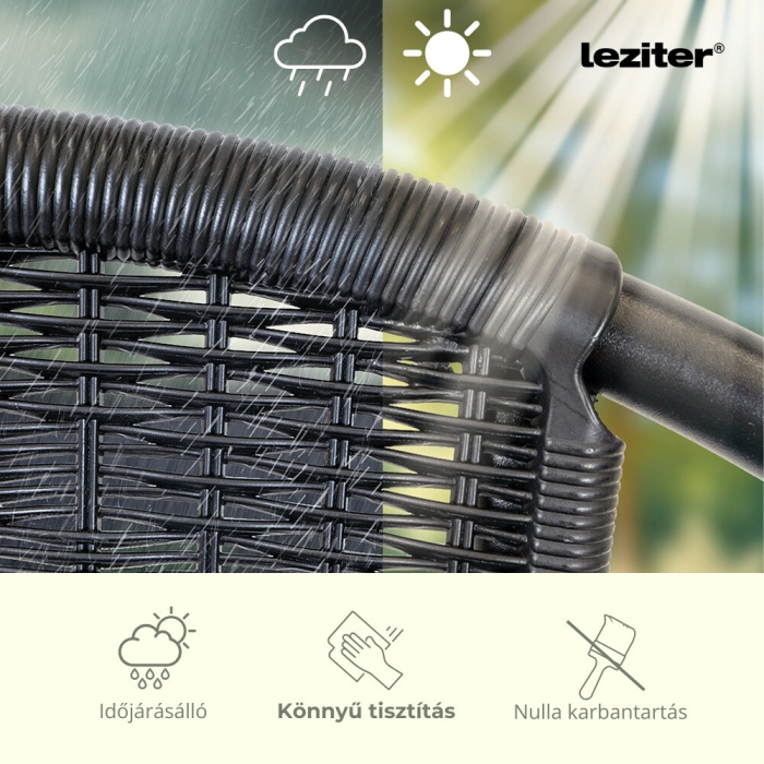 Leziter Set de mobilier de gradina 4 in 1 Rozetta [9]