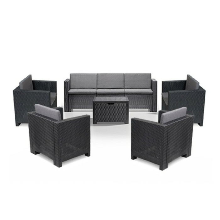 Leziter Set de mobilier de grădină City II Large cu 7 locuri [2]