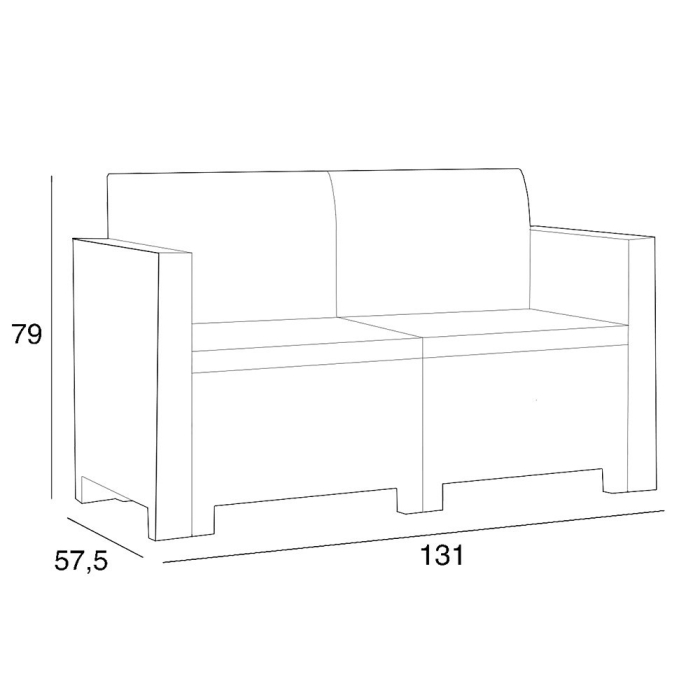 Leziter Set de mobilier de grădină Nero Big cu 7 locuri [3]