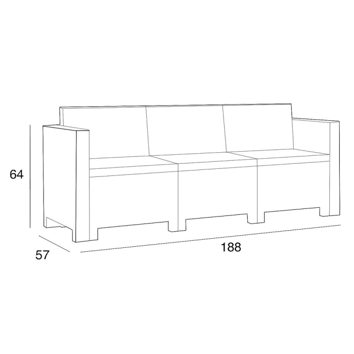 Leziter Set de mobilier de grădină Nero II Large cu 7 locuri [4]
