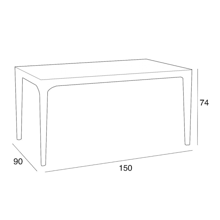Leziter Set de mobilier de grădină Nero III cu 8 locuri, grafit [6]