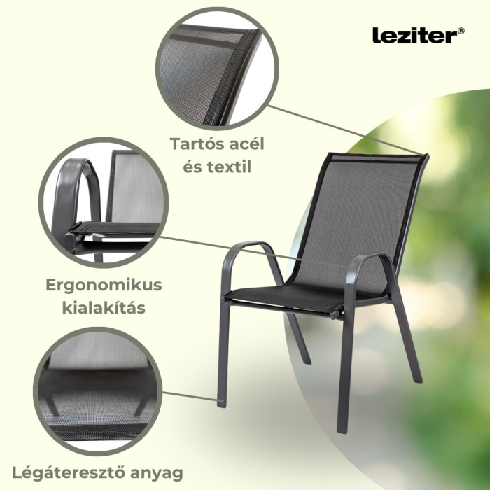 Leziter Set de mobilier de grădină Tanger 4 în 1 [4]