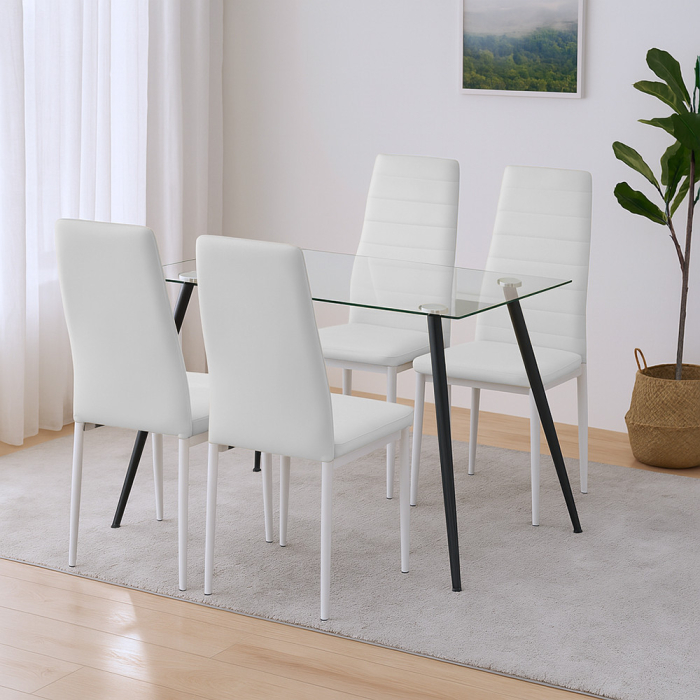 Leziter Set de sufragerie Cruz 4+1 alb [2]