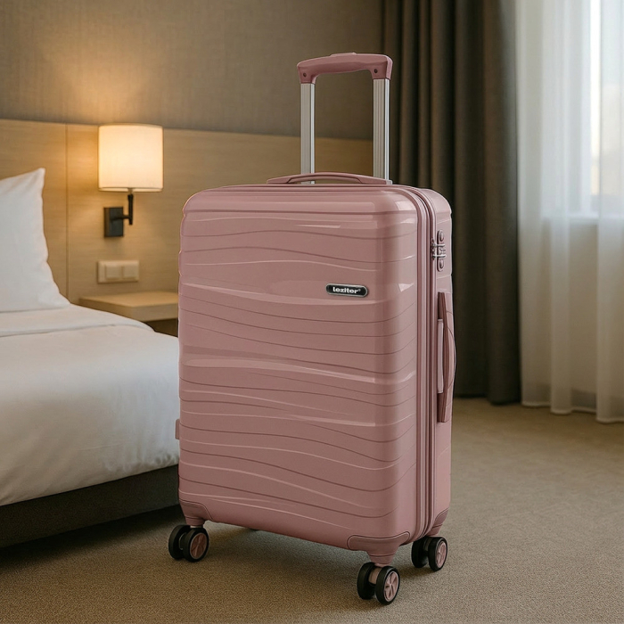 Leziter Set de valize cu roți TraveLux Voyager XI, roz-malva [6]