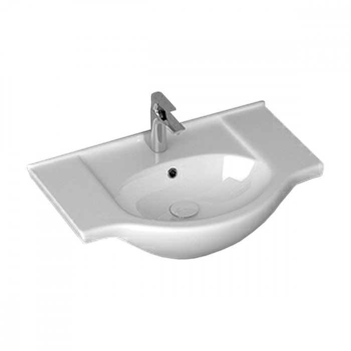 Leziter Set mobilier baie Bianca Prime 75, alb lucios [3]