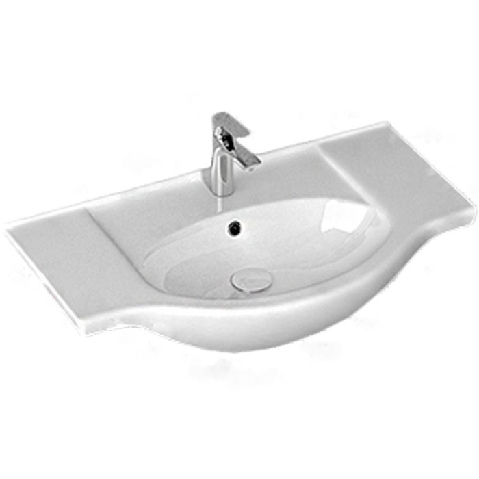 Leziter Set mobilier baie Bianca Prime 85, alb lucios [3]