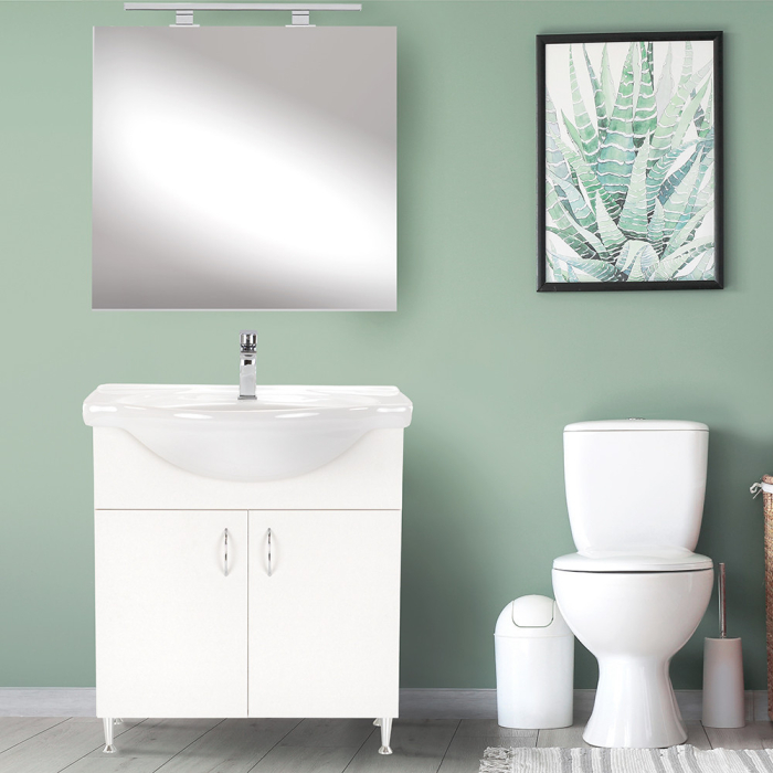 Leziter Set mobilier baie Ella 75, alb [2]