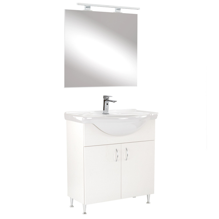 Leziter Set mobilier baie Ella 75, alb [4]