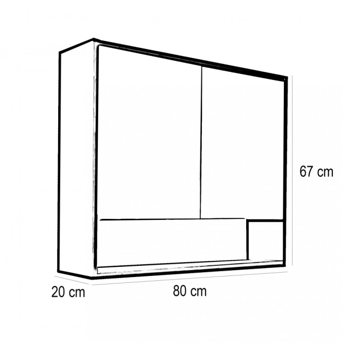 Leziter Set mobilier baie Porto 80 [7]