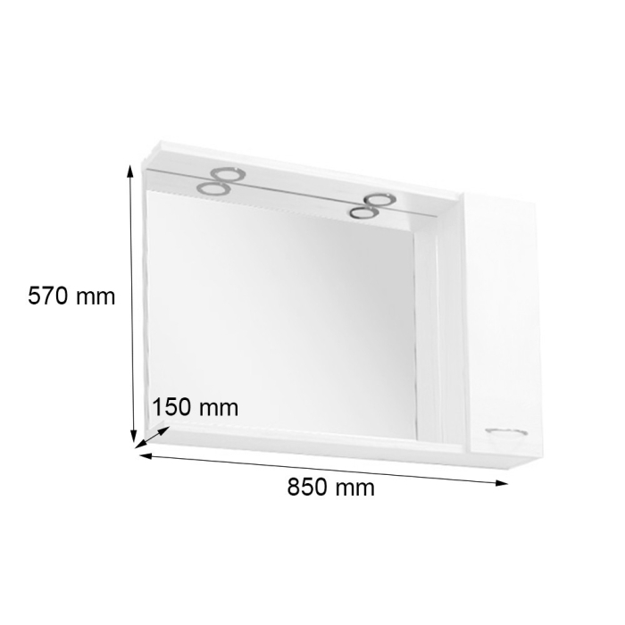 Leziter Ruben 85 mobilier de baie complet Rauna sil [3]