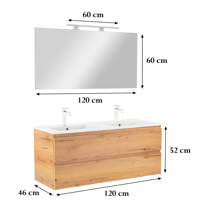 Leziter Set mobilier baie Vario Forte 120 complet [3]
