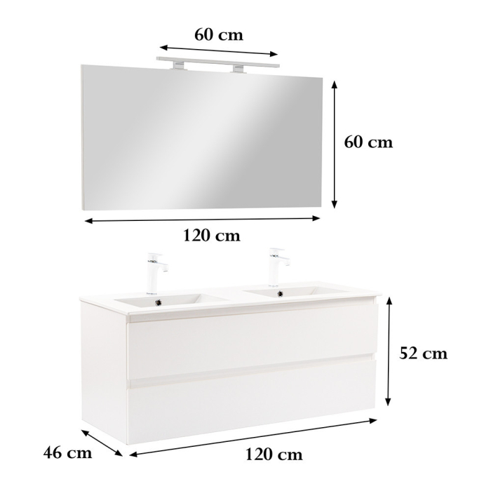 Leziter Set mobilier baie Vario Forte 120 complet [3]