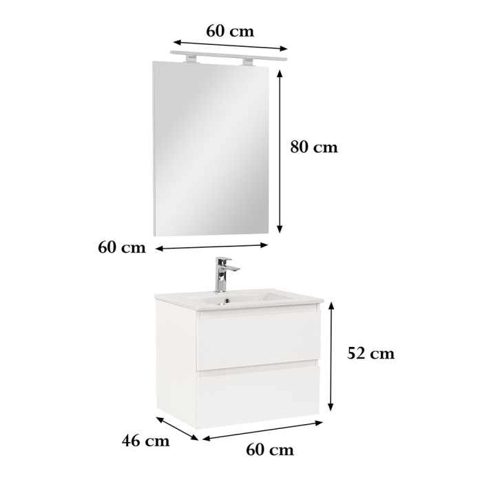 Leziter Set mobilier baie Vario Forte 60 complet [3]