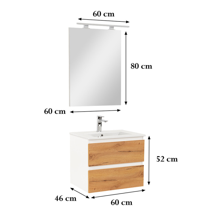Leziter Set mobilier baie Vario Forte 60 complet [3]