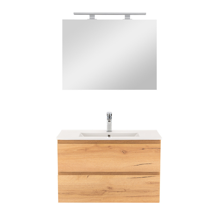 Leziter Vario Pull 80 mobilier de baie complet stejar stejar [4]