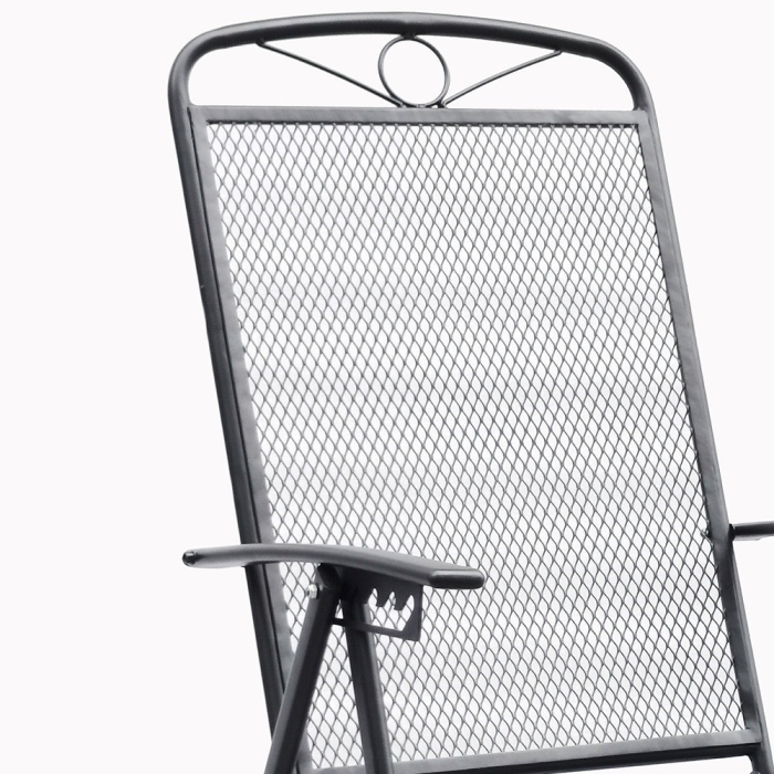 Leziter Set mobilier de grădină Alfi 4+1 negru [6]