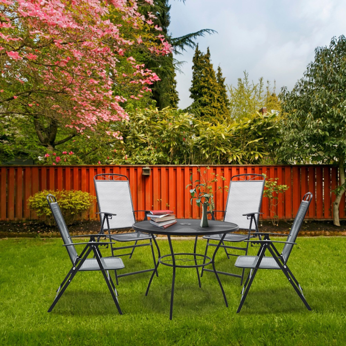 Leziter Set mobilier de grădină Aral 4+1 negru [3]