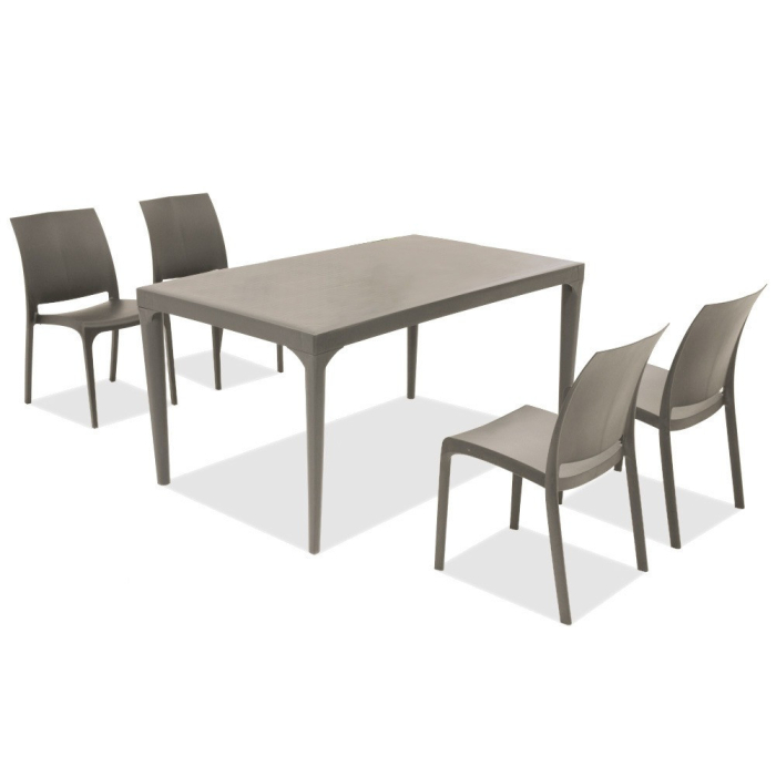 Leziter Set mobilier de gradina Bova 4+1 cappuccino [2]