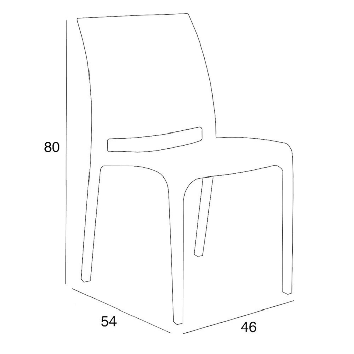 Leziter Set mobilier de grădină Bova 4+1, grafit [4]