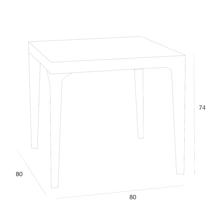 Leziter Set mobilier de grădină Capo 4+1, grafit [3]