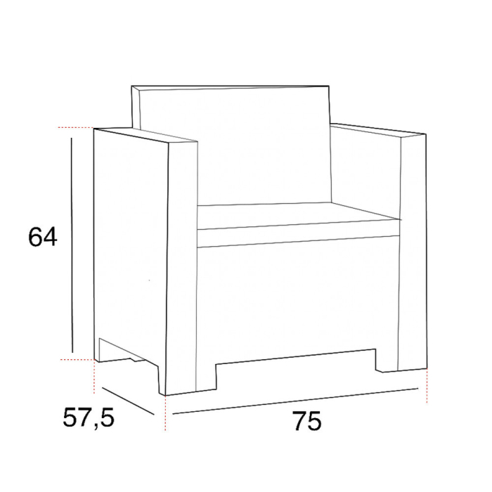 Leziter Set mobilier de grădină City Big cu 7 locuri [3]
