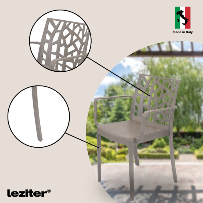 Leziter Set mobilier de grădină Donato 4+1 cappuccino [5]