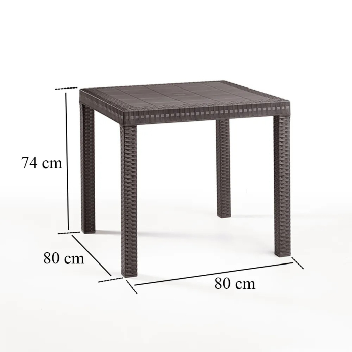Leziter Set mobilier de grădină Goti 4+1 maro [4]